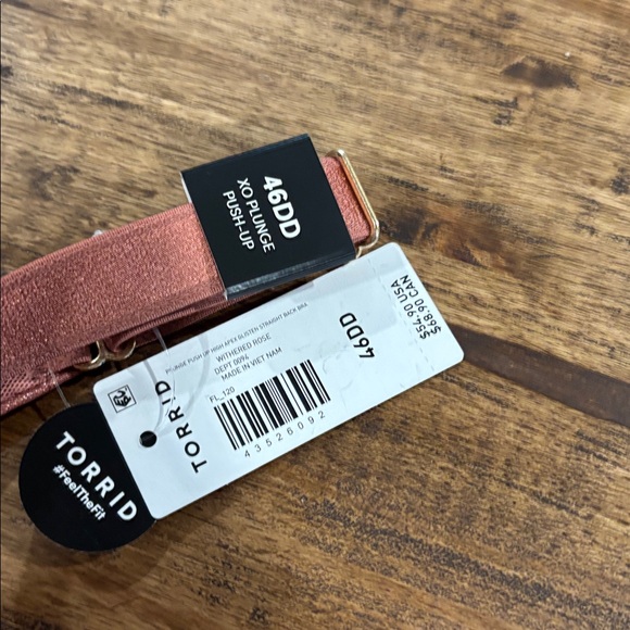 Torrid Shimmery Dusty Rose Full Coverage Bra - Picture 2 of 2